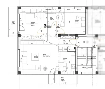Confort si liniste pentru familie, Apartament 3 camere, 2 balcoane, parcare, Floresti - foto 21