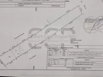 Cosesti - stradal, teren intravilan 1250 mp, IDEAL SPATIU COMERCIAL/SUPERMARKET - foto 8