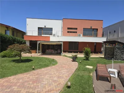 Vila eleganta S+P+1+M - Pipera / Drumul negru / 1170mp teren - foto 2