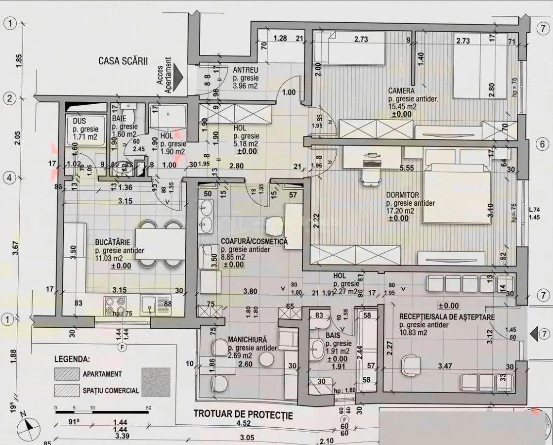 Investitie inteligenta: apartament si spatiu comercial cu acces separat - foto 18