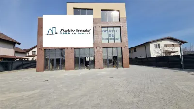 Spatiu comercial - Tunari - 1156mp utili - constructie noua - P +  2 etaje - Tunari