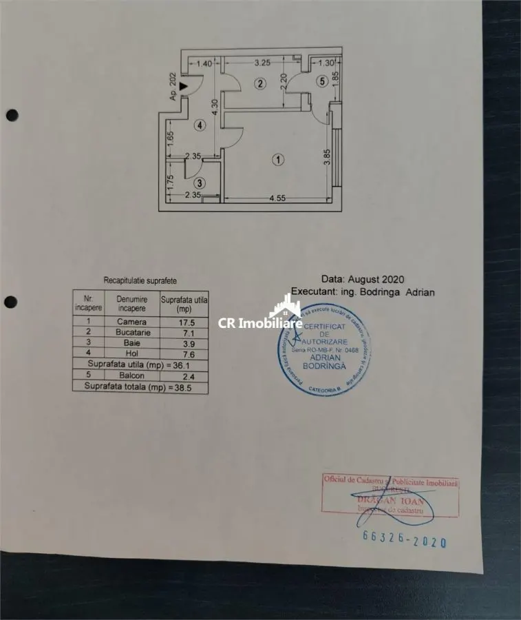 Garsoniera, Politehnica plus boxa - foto 1