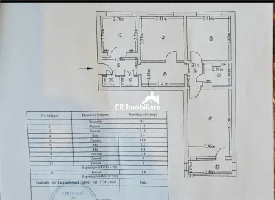 Apartament 3 camere Nicolae Grigorescu - Bucuresti