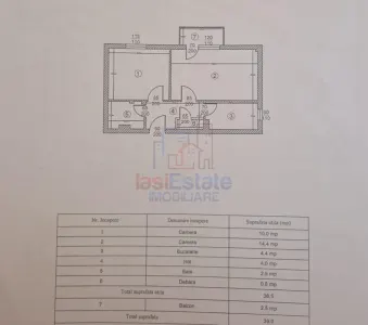 Apartament 2 camere, bloc cu lift, zona ideala - Pacurari - foto 8