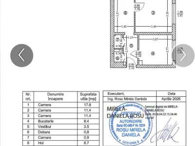 Apartament 3 camere renovat recent, 77 mp, langa Mega Mall si Arena Nationala - foto 14