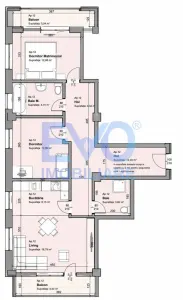 Apartament cu 3 camere, 2 bai, 2 balcoane, lift, bloc nou, zona Galata - foto 2