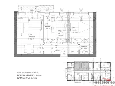 Apartament 2 camere, bloc nou , Lupeni  Rezidential - foto 8