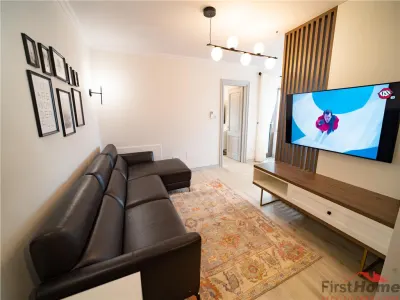 Apartament 3 camere,complet mobilat si utilat BLOC NOUULTRAMODERN - foto 3