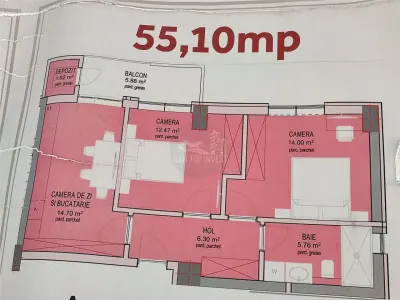 Apartament INTABULAT 3 camere cu balcon si parcare pe Doamna Stanca - foto 5