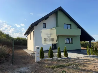 Casa cu 5 camere 3 bai si 504 mp teren in zona Selimbar - Selimbar