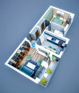 Apartament nou decomandat, 58MP Bucium - foto 13