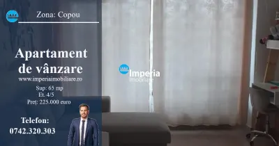 Apartament 2 cam, decomandat, de vanzare in zona Copou - Exclusiv - Iasi