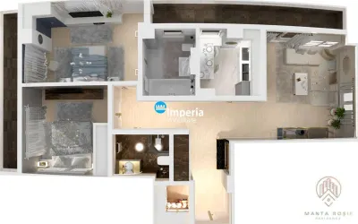 Apartamente noi FINALIZATE, 3 camere D, Poitiers-Continental - foto 16