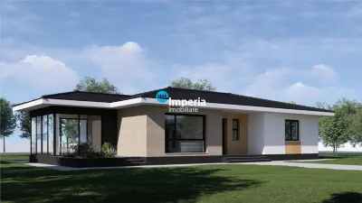 Casa P 4 camere, 2 bai, canalizare, CTP, Horpaz nou - Horpaz