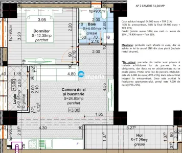 Etapa Noua! Ap 2 camere, Cartier Visoianu - foto 7