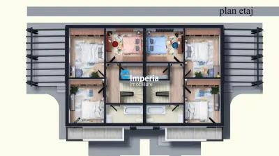 Duplex 4 cam, Coso Garaj , 2 min de centru Miroslava - foto 8