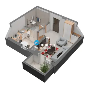 Apartament 1 cam de vanzare,45 mp,Dacia - foto 6