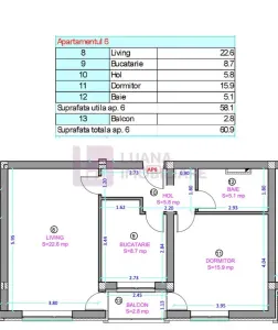 Apartament 2 camere | Selimbar - Lidl | NOU | intabulat | C1 - foto 8