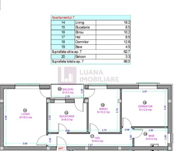 Apartament 3 camere | Selimbar - Lidl | NOU | intabulat | C1 - foto 8