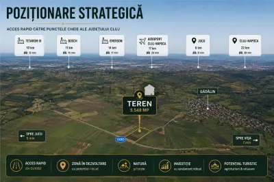 Teren 5.548 mp cu Aviz Favorabil pentru Introducere in Intravilan | Gădălin - Jucu - foto 6
