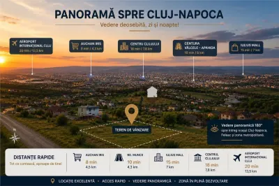 Teren intravilan 2.000 mp | 2 CF-uri | PUZ | Str. Mark Twain, Cluj-Napoca - foto 12