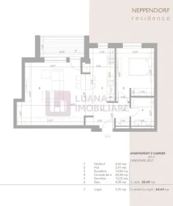 Apartament 2 camere | Turnisor | lift | clasa energ A | boxa - foto 8