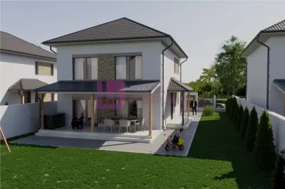 Casa individuala Sibiu - Sura Mica | teren 380 mp | noua | la alb - foto 4