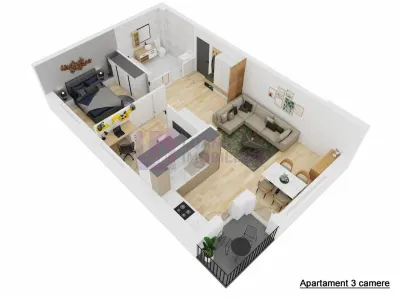 Apartament 3 camere | NOU | Doamna Stanca | lift | LA GRI - foto 13