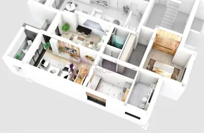 Apartament 3 camere PREMIUM | 2 bai | finisat la cheie | video (Mo) - foto 15