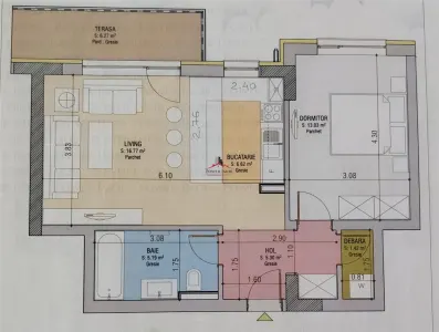APARTAMENT 2 CAMERE IN URBAN CU PARCARE SI BOXA VIZAVI DE CORESI MALL - TRACTORUL - foto 15
