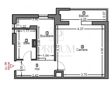 SAGULUI - APARTAMENT 1 CAMERA - mobilat, utilat, decomandat - foto 8