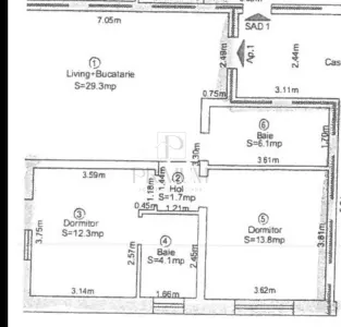 BRAYTIM - 3 CAMERE SI 2 BAI - CURTE PROPRIE - BOXA DE DEPOZITARE - PARCARE INCLUSA - Giroc