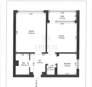 Olimpia - 2 Camere - Decomandat - Etaj intermediar cu LIFT - Centrala proprie - Renovat - foto 5