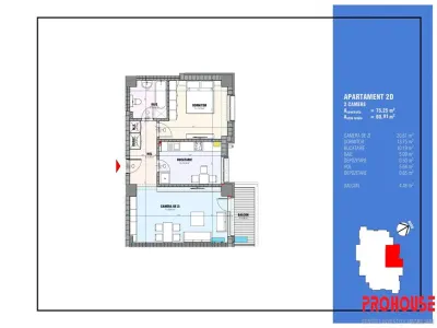 Bloc nou - langa Universitatea Bacovia - chirie 2 camere - mobilat si utilat complet - etaj 1 - foto 14