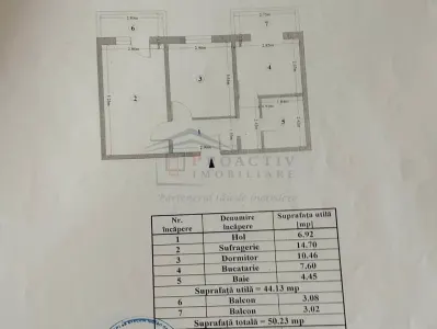 Apartament 2 Camere | Obcini | 50 mp | 2c-7721 - foto 6