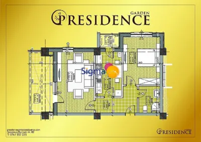 Apartament cu 2 camere  Bucium 70mp utili bloc nou - foto 21