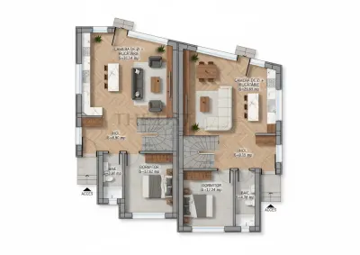 Vanzare vila premium P+1+Mansarda locuibila – Otopeni Center (Proximitate viitoarea statie de metrou) - foto 6