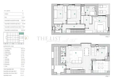 PIPERA | DUPLEX 4 CAMERE | ROND OMV - foto 5