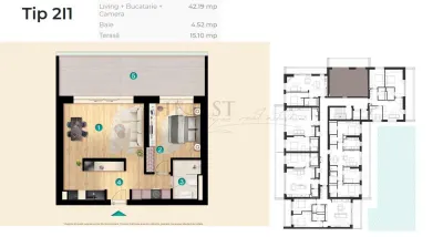 Studio Dublu ansamblu de lux Pipera Plaza - Bucuresti