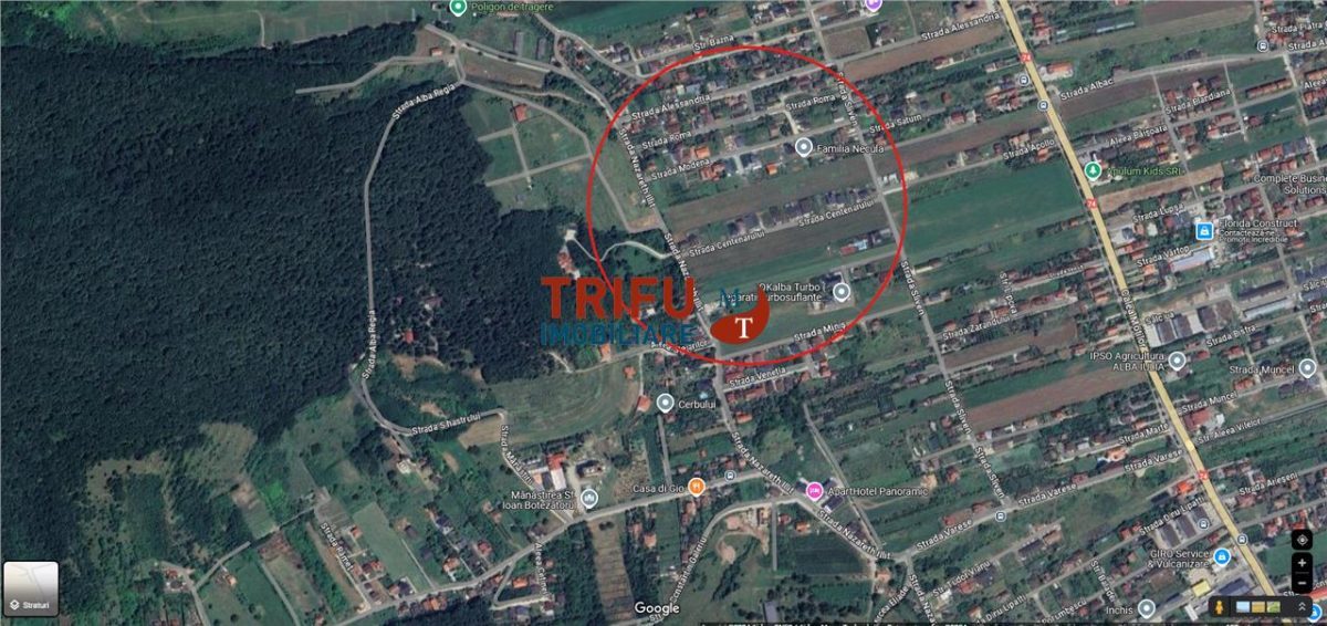 Teren intravilan 2344 mp de vanzare  Alba Micesti la asfalt - Alba Iulia