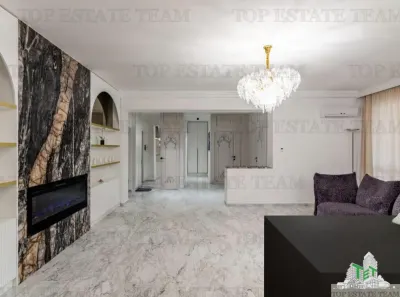 Apartament de lux cu 3 camere în Bucuresti | Parcul Herastrau | Parcare | Terasa | Marmura Carrara - Bucuresti