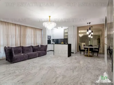 Apartament de lux cu 3 camere în Bucuresti | Parcul Herastrau | Parcare | Terasa | Marmura Carrara - foto 4
