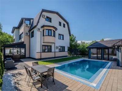 PIPERA - EROU IANCU NICOLAE,VILA ,9 CAMERE,504 MP MP,TEREN 800 MP,PISCINA - Bucuresti