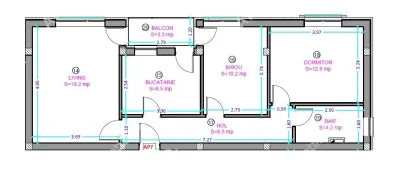 De vanzare apartament cu 3 camere decomandate si etaj 1 zona Selimbar/Vasile Aaron - foto 5