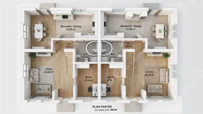 De vanzare casa cu 4 camere si teren propriu de 250 mp localizat in Selimbar Mohu - foto 4