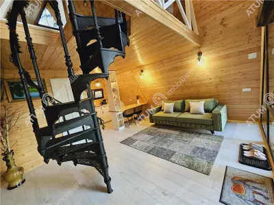 Casa tip A Frame de inchiriat in localitatea Avrig zona Valea Avrigului,Porumbacu de Sus - foto 16