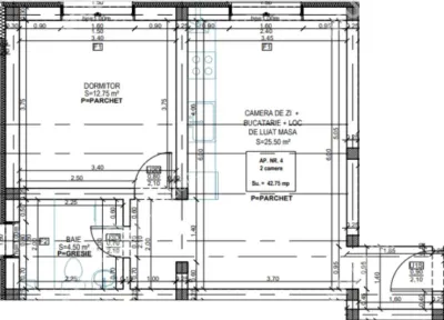 De vanzare apartament intabulat cu 2 camere decomandate balcon si loc de parcare situat in Talmaciu/ Sibiu - foto 5
