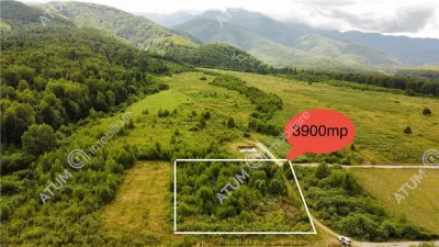 De vanzare teren intravilan 3900 mp in Porumbacu de Sus pe platoul centran, priveliste panoramica, Sibiu - Porumbacu de Sus