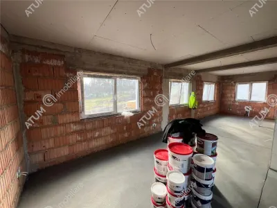 De vanzare casa individuala cu 4 camere 2 bai teren 300 mp situata in Sura Mica din Sibiu - foto 15