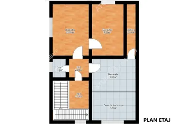Casa individuala cu 4 camere pe teren de 575 mp de vanzare in zona Vasile Milea din Sibiu - foto 8